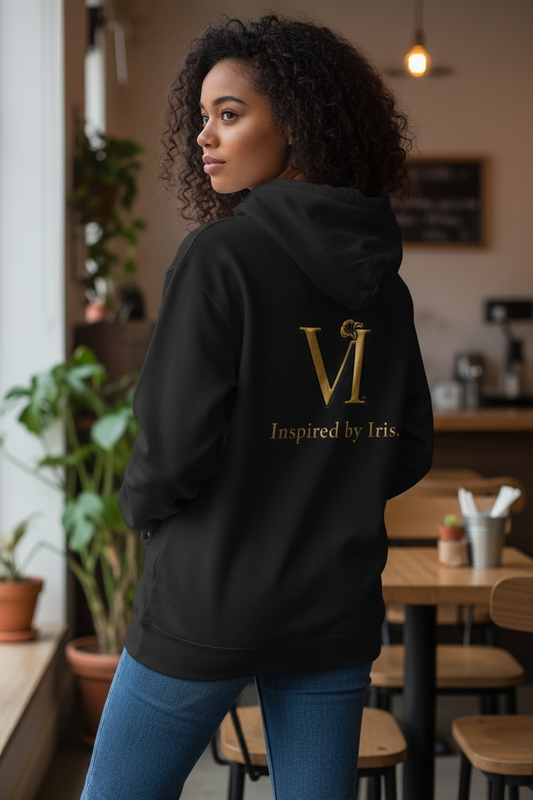 Midnight Bloom Hoodie – Velvet Iris